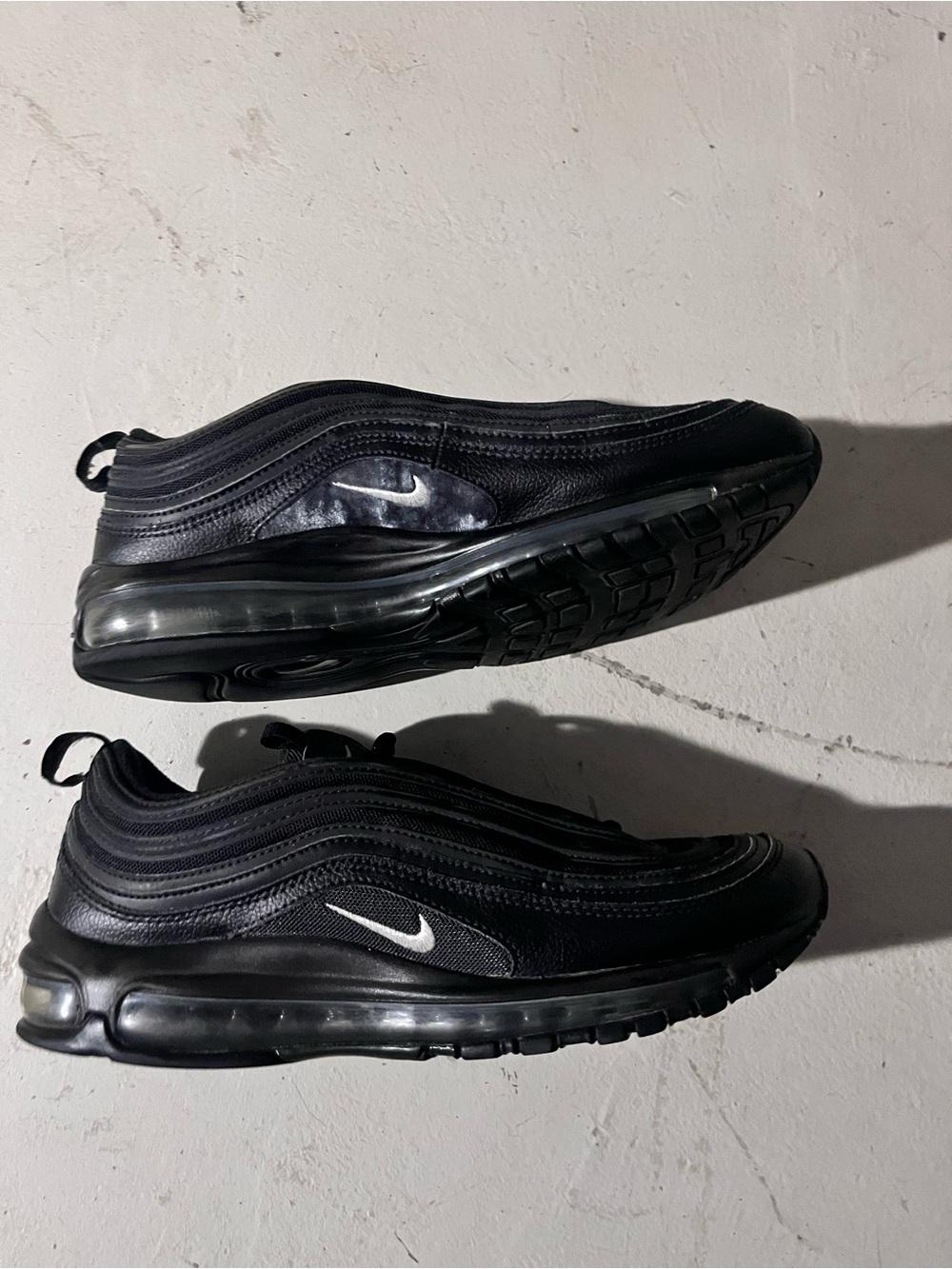 Nike Black Men's Air Max 97 Sneakers - Picture 2 of 5